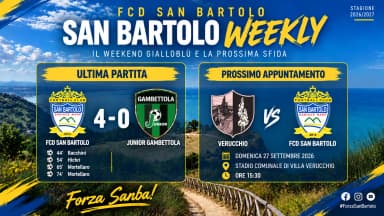 San Bartolo, poker al Junior Gambettola: 4-0 a Gradara